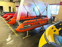 Лодка РИБ (RIB) Angler (Англер) Tornado 400 красный