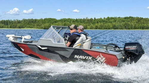 Лодка ПНД Navix (Навикс) C43 2 консоли фото 9