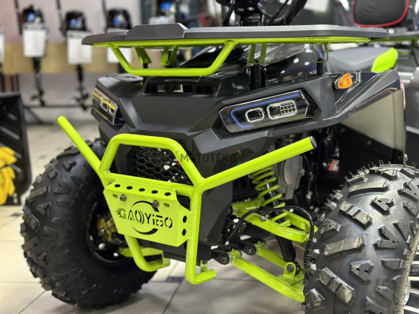 Квадроцикл детский ATV BULLY 125 LD premium серый/зелёный (машинокомплект) | Мототека