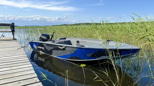 Лодка ПНД Navix (Навикс) R43 без консоли, румпельная фото 4