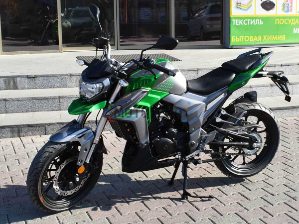 Мотоцикл дорожный Regulmoto (Регулмото) T - Leopard 300 зелёный с ПТС | Мототека