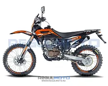 Мотоцикл кроссовый / эндуро Regulmoto (Регулмото) Sport - 003 PR 300 6 передач оранжевый/чёрный с ПТС