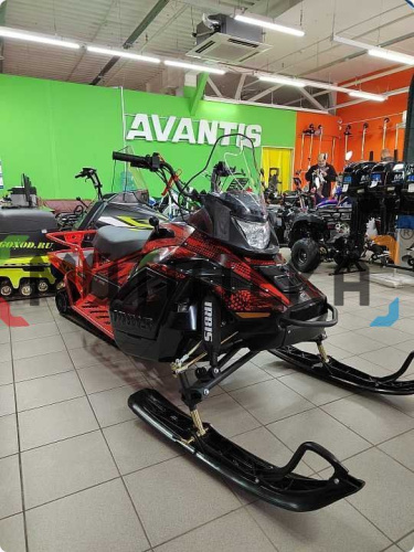 Снегоход IRBIS (Ирбис) SF 200 L Long чёрный/красный с ПСМ фото 11